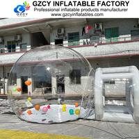 Château gonflable à bulles en PVC pour enfants avec ventilateur intégré et taille personnalisée
