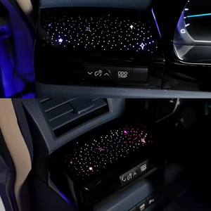 Système d'éclairage ambiant pour voiture SJC LHD/RHD 64 couleurs pour <span class=keywords><strong>Toyota</strong></span> Alphard série 20 2008-2015, éclairage LED ciel étoilé 12V, systèmes d'éclairage automobile - Product Image 3