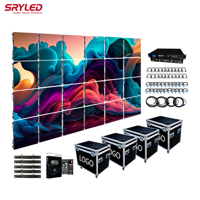 Full Color Electronic HD Video Wall LED Display Stage Concert Backdrop Outdoor LED Screen Rental Digital Signage and Display