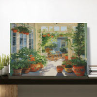 Chenistory diamant peinture maison plante Kit complet broderie paysage bricolage passe-temps fait à la main cadeau mur Art photo