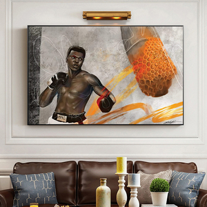 Muhammad Ali Boxing Quote Sports SINGLE Leinwand Wand