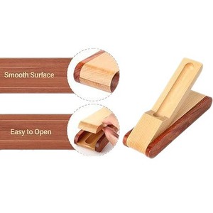 Portalápices de madera, caja de papelería plegable con forma triangular para regalo de profesor - Product Image 2