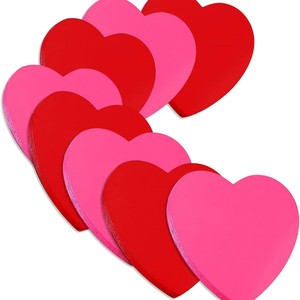 240 Hojas, Paquete de 8, Notas Adhesivas Removibles de 3x3 Pulgadas con Formas Irregulares de Corazón y Estrella de Cinco Puntas, 8 Colores Surtidos, Notas Adhesivas Bonitas - Product Image 4