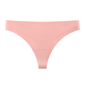 Mutandine in Nylon satinato traspirante all'ingrosso Sexy da donna in seta <span class=keywords><strong>Nude</strong></span> perizoma biancheria intima senza cuciture - Product Image 5