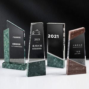 Ligue de personnalisation en gros d'usine, Trophée Trophée de marbre Bases Crystal Award/ - Product Image 2