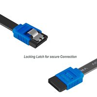 BENFEI Paquete de 3 Cables Adaptadores SATA III de 6 Gbps, 18 Pulgadas (45,7 cm), Conductor de Cobre Puro, Conectores Niquelados, Carcasa de ABS