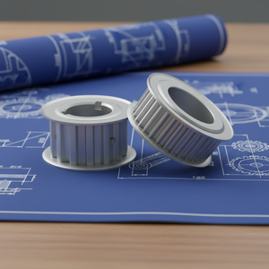 Poulie de distribution GT2 14 dents, alésage 20 mm pour largeur 20 mm, poulie de distribution 2GT à faible jeu en acier inoxydable OEM - Product Image 2