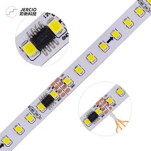 Jercio 5M Lampu LED Strip Sensor Gerak 12V Di Bawah Kabinet Lampu Dapur Lampu 2835 Pita LED Strip Tangga pencahayaan