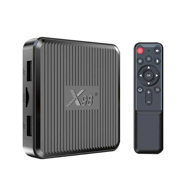 Satellite Receiver Android TV Box X98Q 4K Android 11 2GB 5G Wifi Set Top Box Support Customization