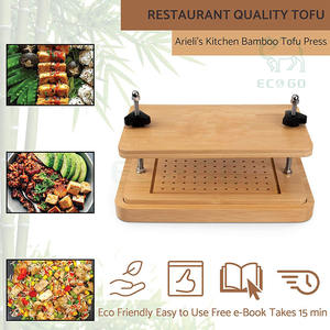 Prensa de tofu de madera ecológica, prensa de tofu de bambú para cocina, drena fácilmente el agua del tofu firme - Product Image 4