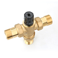 Vannes de régulation d'eau SANIPRO G1.25 système thermostatique de bain vanne de contrôle de température automatique à nœud coulissant