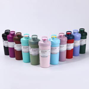 BORGE カスタム 24オンス 二重壁真空断熱ステンレス鋼製トラベルサーマルジムスポーツプロテインシェーカーフィットネスタンブラー - Product Image 4