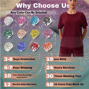 Abito di strass per produttori di <span class=keywords><strong>abbigliamento</strong></span> quotidiano ad alta lucentezza pizzo abbellito a caldo disponibile per ordini all'ingrosso prezzo all'ingrosso - Product Image 3