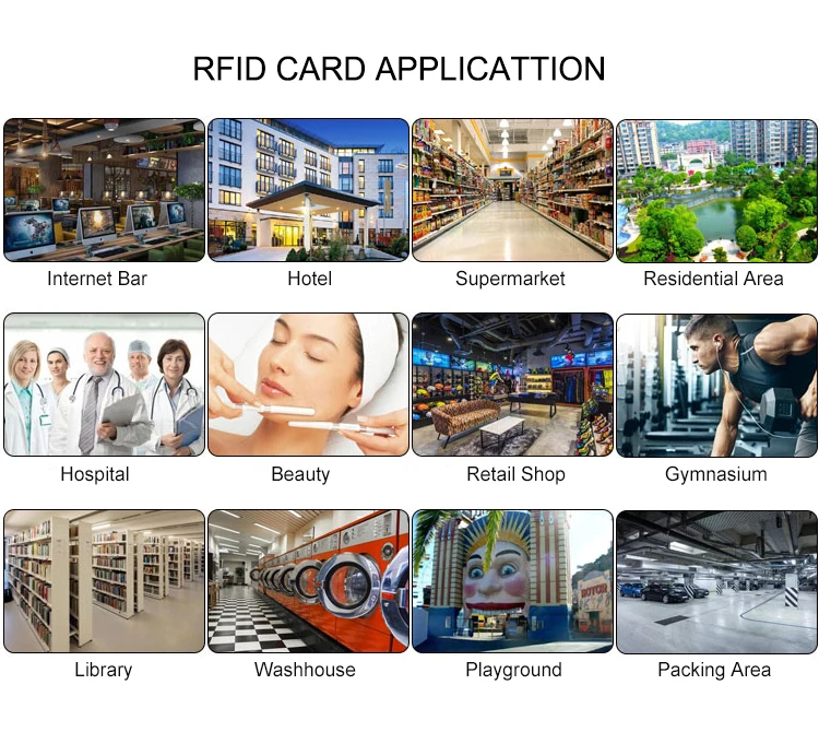 بطاقات RFID الخشبية المستدامة