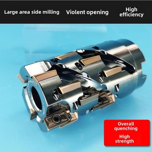 Corn Milling Cutter Spiral Roughing Right Angle Corn <strong>End</strong> <strong>Mill</strong> Shank 1135 1604 Side Milling Cutter Disc BT40 50 SKD11 - Product Image 2