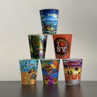 Verres à shot personnalisés avec logo, pour souvenir de mariage, base lourde, en gros, 1,5 oz, 2 oz, mini verres à whisky, tequila