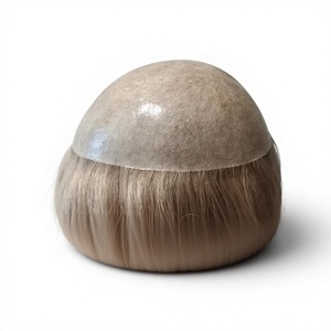 Parrucca da <span class=keywords><strong>donna</strong></span> realistica con base in pelle iniettata, con nodi, base in poliuretano da 0,08 mm, parrucca in capelli Remy Bio-skin, pizzo trasparente - Product Image 5