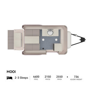 Léger moderne larme Mini Offroad Camper australien larme voyage Camp <span class=keywords><strong>caravane</strong></span> avec salle de bain climatisation remorque - Product Image 2