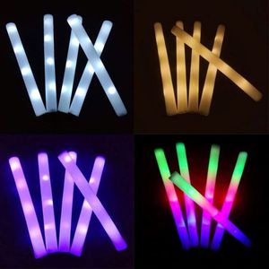 Custom 18.5 Inch Colorful LED Glow Foam Stick Logo Flashing <b>Light</b> Baton Night Run <b>Party</b> Cheering 48cm Promotional <b>Party</b> Supplies - Product Image 4