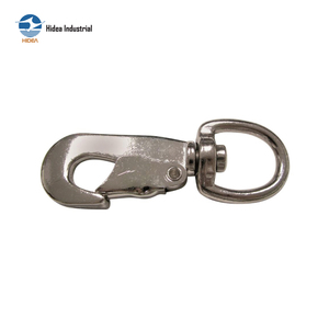 Mosquetón de Aleación de Zinc Fundido a Presión, Tipo Perno, Giratorio, Niquelado, de Liberación Rápida, Conector para Collar de Perro y Correa - Product Image 3