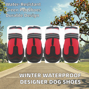 Zapatos Impermeables <span class=keywords><strong>para</strong></span> Perro Grande, Diseño Ecológico de Poliéster Estampado, Oferta - Product Image 2