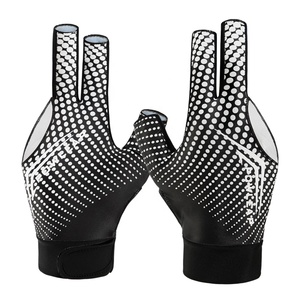 Accessoires de piscine personnalisés Gants de queue de <span class=keywords><strong>billard</strong></span> à trois doigts, légers et fins à imprimé léopard Gants de <span class=keywords><strong>billard</strong></span> - Product Image 6