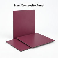 Panneau composite en acier noir mat 4x8 pieds pour revêtement de plafond commercial