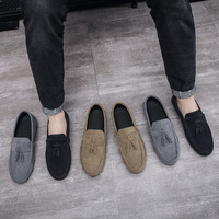 Chaussures mocassins plates pour hommes de marque de créateur, très vendues, en cuir PU, légères, semelle extérieure en caoutchouc, respirantes, antidérapantes