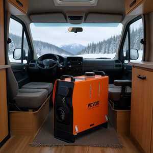 Calentador de aire diésel Vevor de 12V con tanque de combustible de 5L, portátil y de calentamiento rápido para caravanas y furgonetas. - Product Image 2