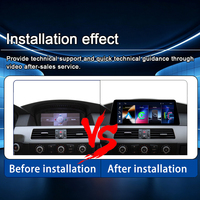 Pour Android Auto BMW Série 3 / 5 E60 E61 LELV Système Linux Lecteur vidéo de navigation CarPlay pour voiture 10,25 pouces 2005-2010