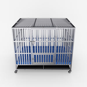 กรงสุนัขผ้ากำมะหยี่ทรงสี่เหลี่ยมทำจากโลหะสแตนเลส,กรงสัตว์เลี้ยงพร้อมเบาะในห้องน้ำคอกสุนัข Senxin ขนาดใหญ่สำหรับกลางแจ้ง - Product Image 4