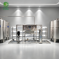 Unité de purification d'eau par osmose inverse à une seule étape, directement connectable aux machines de remplissage de bouteilles