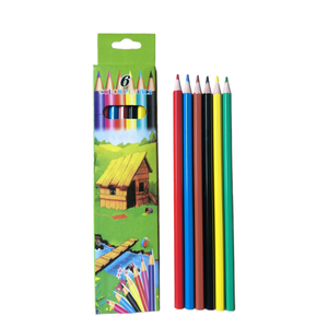 ชุดดินสอสีพลาสติกหกเหลี่ยม 7 นิ้ว 6 แท่ง พร้อมไส้สี <span class=keywords><strong>ลาย</strong></span>สุ่ม บ้าน/ทะเล/<span class=keywords><strong>ปลา</strong></span>/ยูนิคอร์น สำหรับเด็กชาย/เด็กหญิง ใช้ในโรงเรียน - Product Image 3
