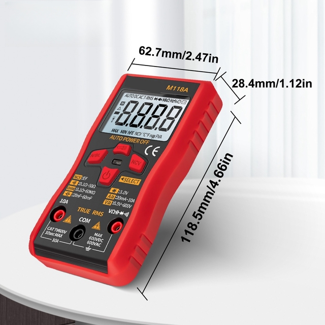 High-precision Automatic Range Multimeter Multi-functional Small Electrical Instruments Digital Multimeter