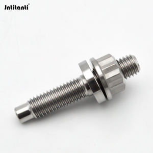Jntitanti Kits de goujons de Ti-6Al-4V d'usine avec rondelle 12 points écrous à bride nouvel état pour système d'échappement d'admission de <span class=keywords><strong>moto</strong></span> automatique - Product Image 5