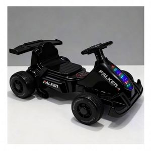 Voiture musicale lumineuse haute résistance pour bébé avec pédales, corps noir, batterie 6V4Ah, cadre conçu pour un apprentissage fiable et ludique, 4 roues - Product Image 6