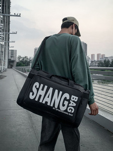 Bolsa de Deporte Multifuncional de Gran Capacidad para Guardar Tenis, Nueva Bolsa de Viaje con Letras, para Deportes, Fitness, Baloncesto, Oxford - Product Image 2