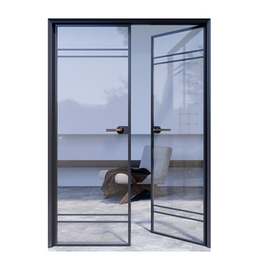 <span class=keywords><strong>2026</strong></span> nuovo moderno ad alta resistenza insonorizzato in alluminio porta d'ingresso a battente per gli ingressi degli appartamenti europei - Product Image 6