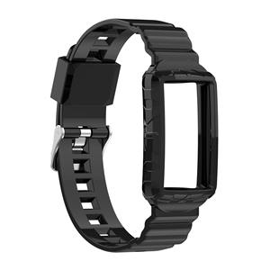 Bracelet de montre étanche en silicone adapté au bracelet de montre <span class=keywords><strong>Fitbit</strong></span> <span class=keywords><strong>Charge</strong></span> <span class=keywords><strong>3</strong></span>/4/5/6 Bracelet intégré pour sports intelligents - Product Image 1