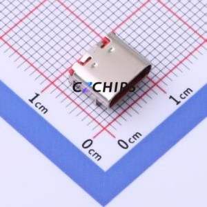 HC-TYPE-C-16P-01A-R USB Connector SMD Connector ( Connector Type: Type-C )( Protocol Standard: USB 3.1 )( Gender: Female ) - Product Image 1