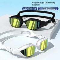 Lunettes de natation électroplaquées à succès avec protection UV – Nouveaux équipements et accessoires de natation et de plongée