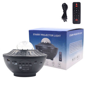Smart Home <b>LED</b> Night Modern Ocean Wave Water Ripple <b>Projector</b> for Hotel Table Room Decor White Relaxing Star Display - Product Image 5