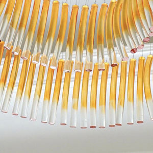 Lámpara de ingeniería de vidrio de gran proyecto único, candelabro de luz de gota de Hotel, candelabros de luz colgantes elegantes, luces colgantes - Product Image 4