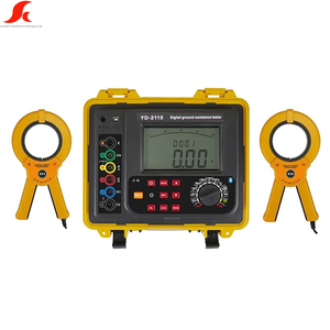 Essential SYD-2110 Electrical Resistance Tester Waterproof Double <b>Clamp</b> Ground Meter Test Tool LCD 0-3000 Earth Resistance - Product Image 3