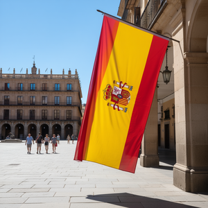 Drapeau de l'État espagnol 330x170cm, motif de l'emblème national - Product Image 3