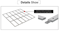 Systèmes de plancher surélevés d'exposition modulaire en acier et en zinc pour l'extérieur Piédestal à plancher surélevé Prix Pieds de nivellement réglables