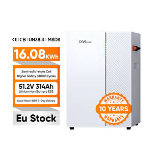 แบตเตอรี่ลิเธียมสำรองพลังงานแสงอาทิตย์ EU Stock 51.2V 100Ah 200Ah 230Ah 300Ah 314Ah LiFePO4 25.6V 51.2V พร้อมระบบจัดการแบตเตอรี่ในตัว (BMS) - Product Image 2