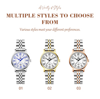 Reloj de Pulsera Ligero para Mujer, de Negocios, Resistente al Agua, de Lujo, con Calendario, de Alta Calidad y a la Moda