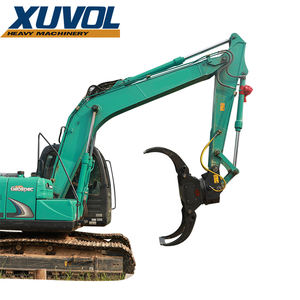 รถพ่วงติดเครนยกซุงแบบหมุนได้ พร้อมเครนยกซุง รถพ่วงติดเครนยกซุงสำหรับรถขุด - Product Image 5