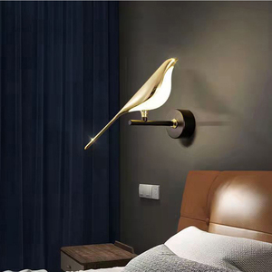 Applique murale de chevet simple et moderne pour chambre à coucher Magpie Bird Design pour salon <span class=keywords><strong>TV</strong></span> Aisle Lamp - Product Image 5